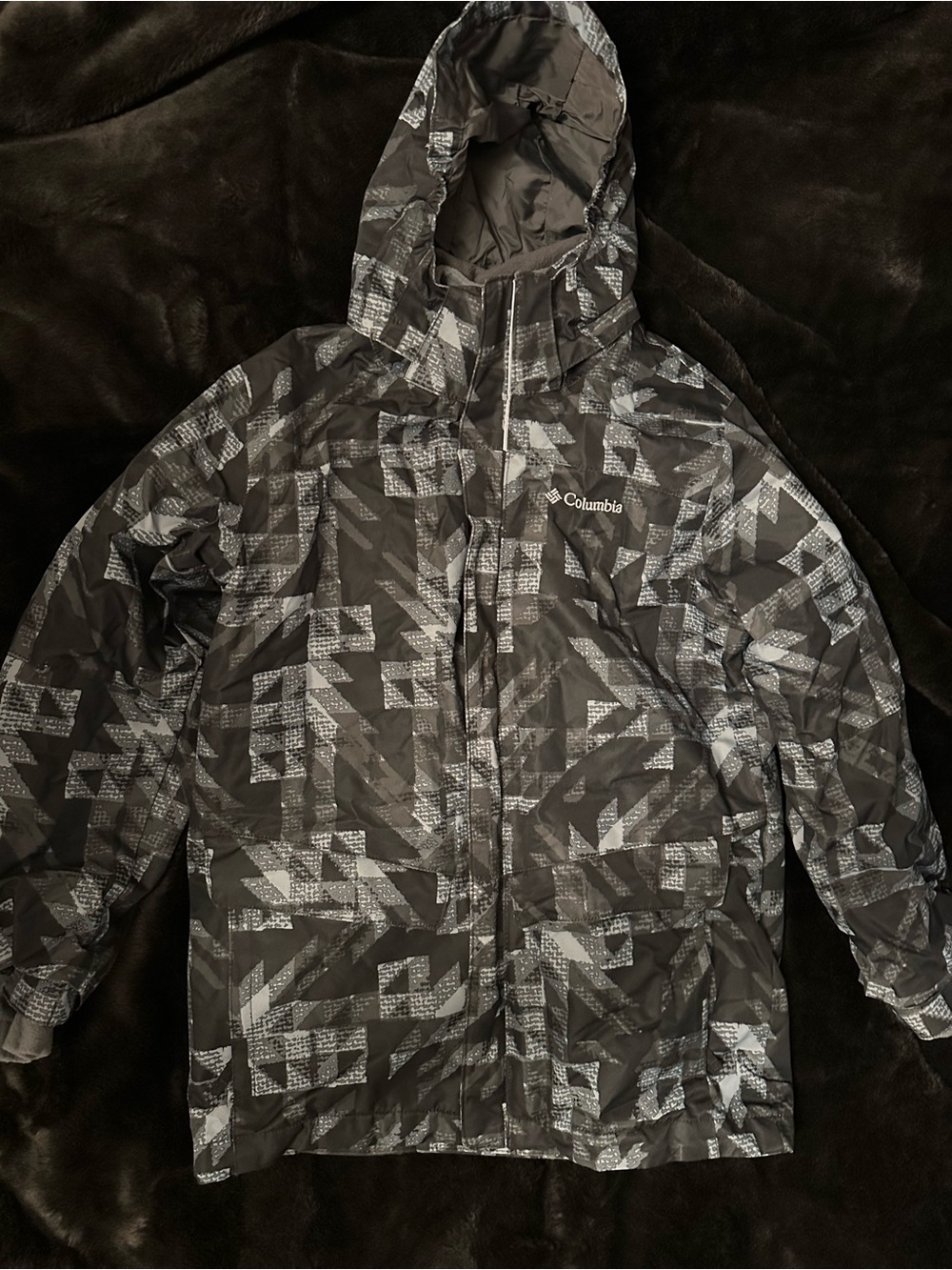 Columbia Omni Heat 3in1 Jacket with Removable Liner & Hood Snow Winter Boys M